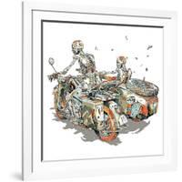 Perpetual Sentinel-HR-FM-Framed Art Print