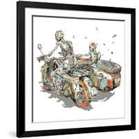 Perpetual Sentinel-HR-FM-Framed Art Print