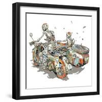 Perpetual Sentinel-HR-FM-Framed Art Print