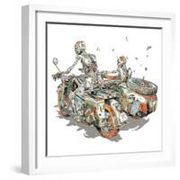 Perpetual Sentinel-HR-FM-Framed Art Print