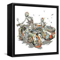 Perpetual Sentinel-HR-FM-Framed Stretched Canvas