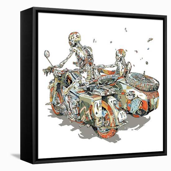 Perpetual Sentinel-HR-FM-Framed Stretched Canvas
