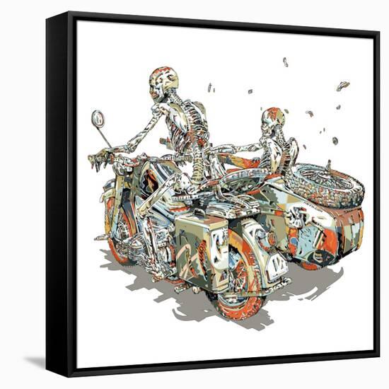 Perpetual Sentinel-HR-FM-Framed Stretched Canvas