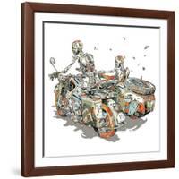 Perpetual Sentinel-HR-FM-Framed Art Print