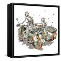 Perpetual Sentinel-HR-FM-Framed Stretched Canvas