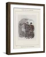 Perquisition Dans Une Imprimerie-Charles Albert d'Arnoux Bertall-Framed Giclee Print