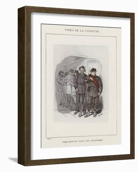 Perquisition Dans Une Imprimerie-Charles Albert d'Arnoux Bertall-Framed Giclee Print