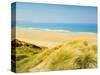 Perran Bay at Newquay-John Harper-Stretched Canvas