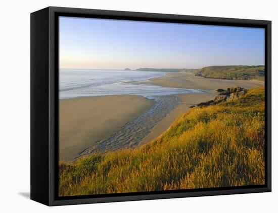 Perran Porth Beach, Perran Porth, Cornwall, England,UK-Neale Clarke-Framed Stretched Canvas