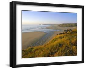 Perran Porth Beach, Perran Porth, Cornwall, England,UK-Neale Clarke-Framed Photographic Print