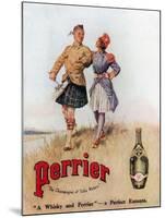 Perrier Advertisment-null-Mounted Giclee Print