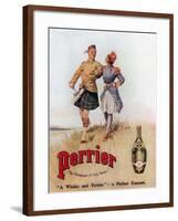 Perrier Advertisment-null-Framed Giclee Print