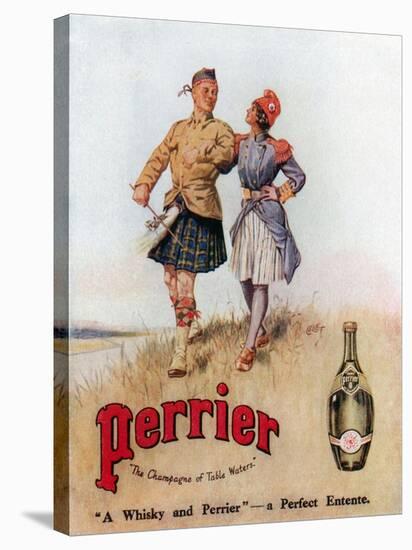 Perrier Advertisment-null-Stretched Canvas