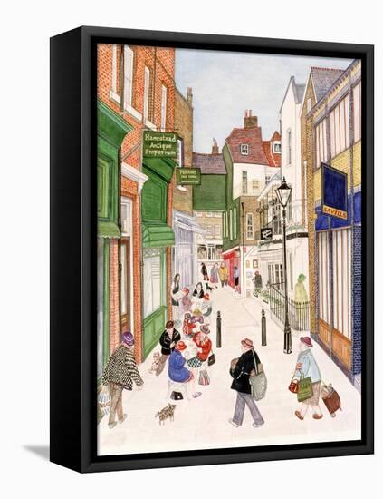 Perrins Court-Gillian Lawson-Framed Stretched Canvas
