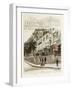 Perron du Théâtre Déjazet Gaité - Folies Dramatiques: Boulevard du Temple-Adolphe Martial-Potémont-Framed Giclee Print