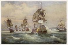 Duguay-Trouin's Naval Attack on Rio de Janeiro-Perrot-Mounted Art Print