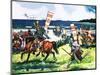 Perry Lands in Japan-English School-Mounted Giclee Print