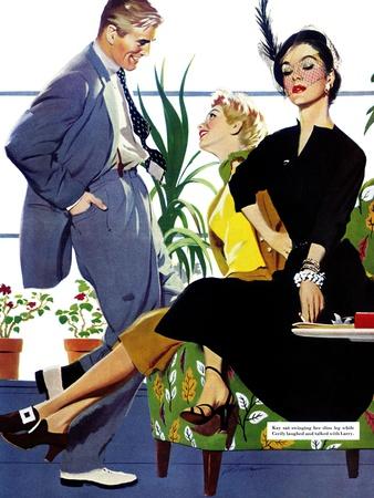Two Girls At Once - Saturday Evening Post "Men at the Top", November 8, 1952 pg.39