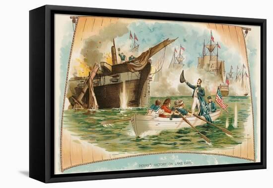 Perry's Victory on Lake Erie-null-Framed Stretched Canvas