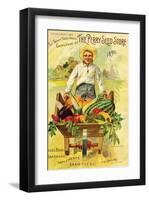 Perry Seed Store 1893 Annual-null-Framed Art Print