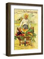 Perry Seed Store 1893 Annual-null-Framed Art Print