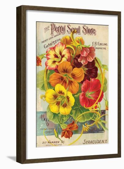 Perry Seed Store Syracuse NY-null-Framed Art Print