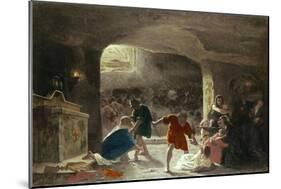 Persecution of the First Christians-Giuseppe Mancinelli-Mounted Giclee Print