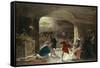 Persecution of the First Christians-Giuseppe Mancinelli-Framed Stretched Canvas
