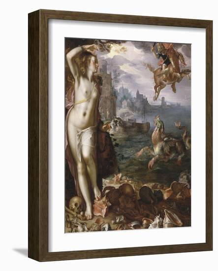 Persée secourant Andromède-Joachim Wtewael or Utawael-Framed Giclee Print