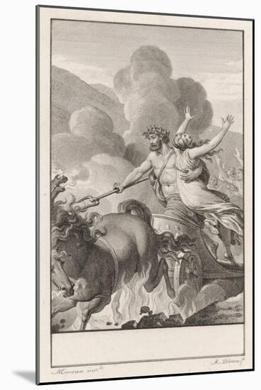 Persephone Is Abducted by Hades and Taken to His Underworld Kingdom-null-Mounted Art Print