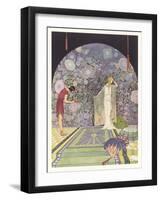 Persephone Refusing Pomegranate-null-Framed Art Print