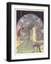 Persephone Refusing Pomegranate-null-Framed Art Print