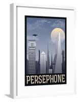 Persephone Retro Travel Poster-null-Framed Poster
