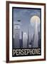 Persephone Retro Travel-null-Framed Art Print