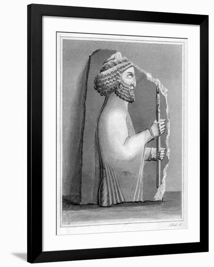 Persepolian Sculpture, 1848-J Bull-Framed Giclee Print