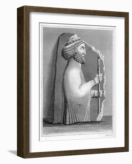 Persepolian Sculpture, 1848-J Bull-Framed Giclee Print