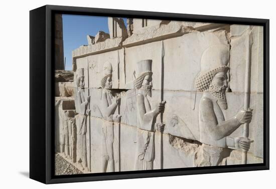 Persepolis Archeological Site, Iran, Western Asia-Eitan Simanor-Framed Stretched Canvas