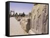 Persepolis, Unesco World Heritage Site, Iran, Middle East-Sergio Pitamitz-Framed Stretched Canvas