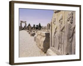 Persepolis, Unesco World Heritage Site, Iran, Middle East-Sergio Pitamitz-Framed Photographic Print