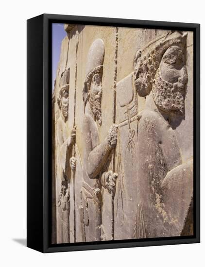 Persepolis, Unesco World Heritage Site, Iran, Middle East-Sergio Pitamitz-Framed Stretched Canvas