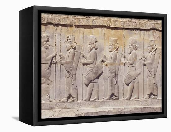 Persepolis, Unesco World Heritage Site, Iran, Middle East-Sergio Pitamitz-Framed Stretched Canvas