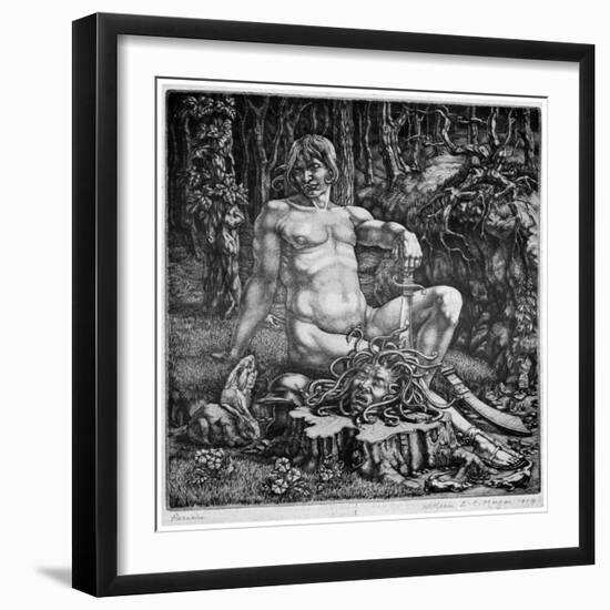 Perseus, 1929-William EC Morgan-Framed Giclee Print