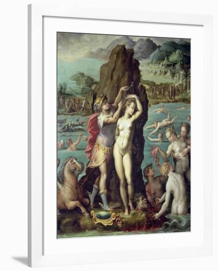 Perseus and Andromeda, 1572-Giorgio Vasari-Framed Giclee Print