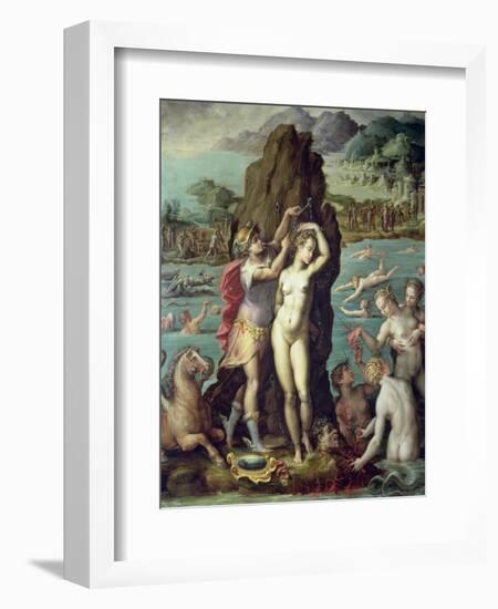 Perseus and Andromeda, 1572-Giorgio Vasari-Framed Giclee Print