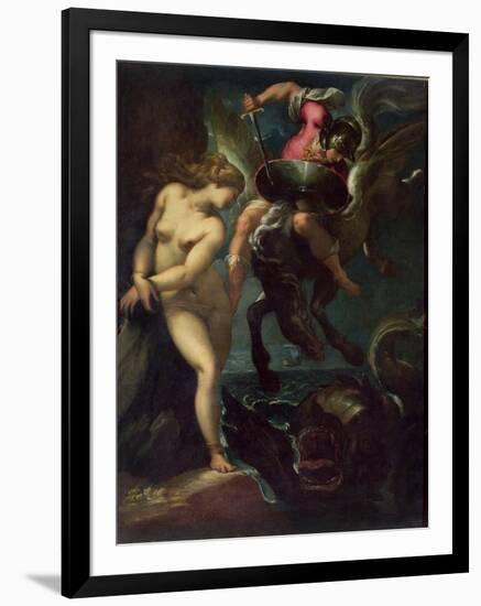 Perseus and Andromeda, c.1610-Pier Francesco Morazzone-Framed Giclee Print