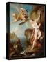 Perseus and Andromeda, C.1723 (Oil on Canvas)-Francois Lemoyne-Stretched Canvas