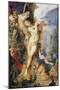 Perseus and Andromeda, C.1867-69 (W/C and Pen on Paper)-Gustave Moreau-Mounted Giclee Print