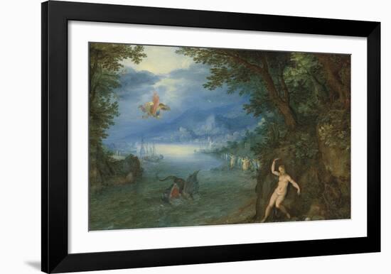 Perseus and Andromeda-Pieter Bruegel the Elder-Framed Premium Giclee Print