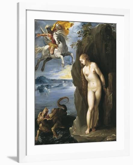 Perseus and Andromeda-D'Arpino Cavaliere-Framed Art Print