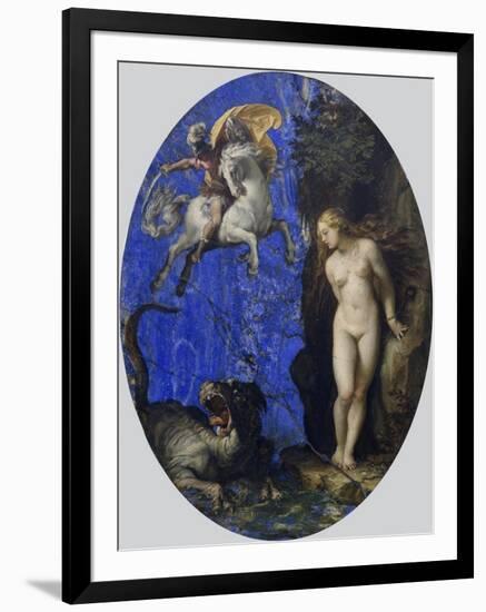 Perseus and Andromeda-Giuseppe Cesari-Framed Giclee Print